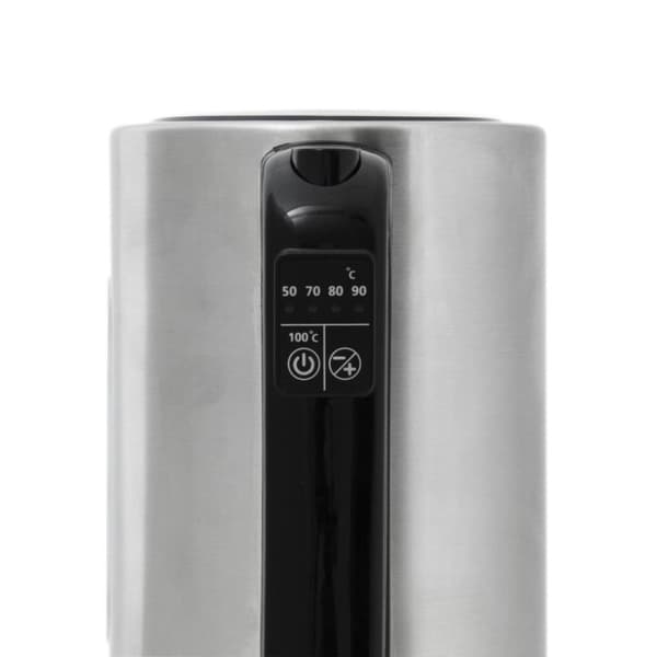 Inventum HW817D sladdlös vattenkokare 2200W 1,7L rostfritt stål/svart