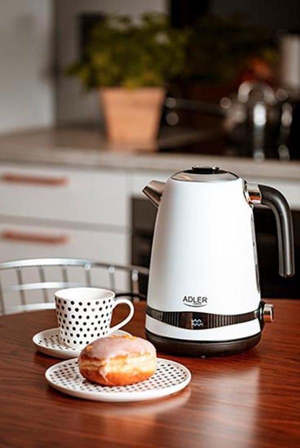 Adler AD 1295w Elkedel 1,7 l Hvid