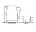 Pikkukuva 10 / 11: Philips Daily Collection HD9350/90 vedenkeitin 1,7 L 2200 W Ruostumaton teräs