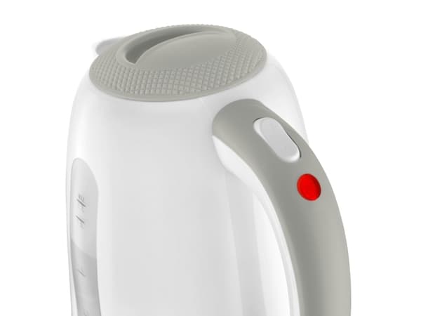 Concept RK2335, 1,7 l, 2200 W, Grå, Hvit, Plast, Vannivåindikator, Overopphetingsbeskyttelse