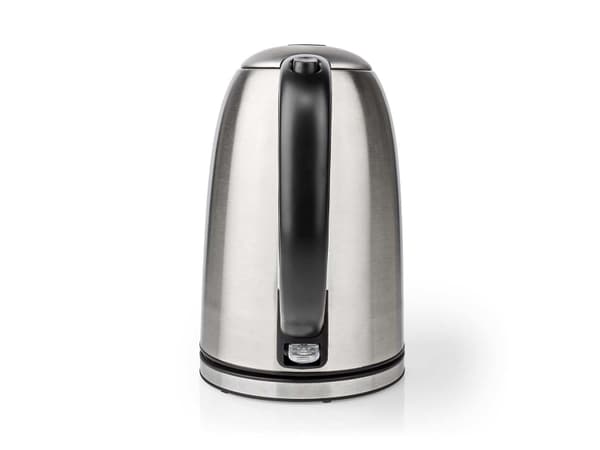Nedis KAWK350EAL, 1,7 l, 2200 W, Sort, Sølv, Rustfritt stål, Vannivåindikator, Filtrering
