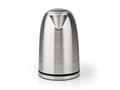 Miniatyrbilde 2 av 5: Nedis KAWK350EAL, 1,7 l, 2200 W, Sort, Sølv, Rustfritt stål, Vannivåindikator, Filtrering