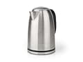 Miniatyrbilde 1 av 5: Nedis KAWK350EAL, 1,7 l, 2200 W, Sort, Sølv, Rustfritt stål, Vannivåindikator, Filtrering
