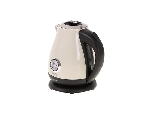 Camry | Kettle with a thermometer | CR 1344 | Electric | 2200 W | 1.7 L | Stainless steel | 360° rotational base | Cream