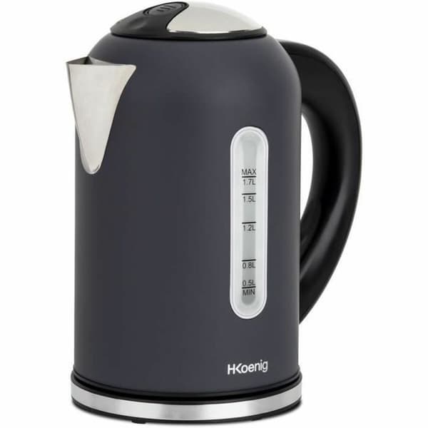 Vattenkokare Hkoenig BOE52 2200 W Svart Rostfritt stål 2200 W 1,7 L 1,7 L