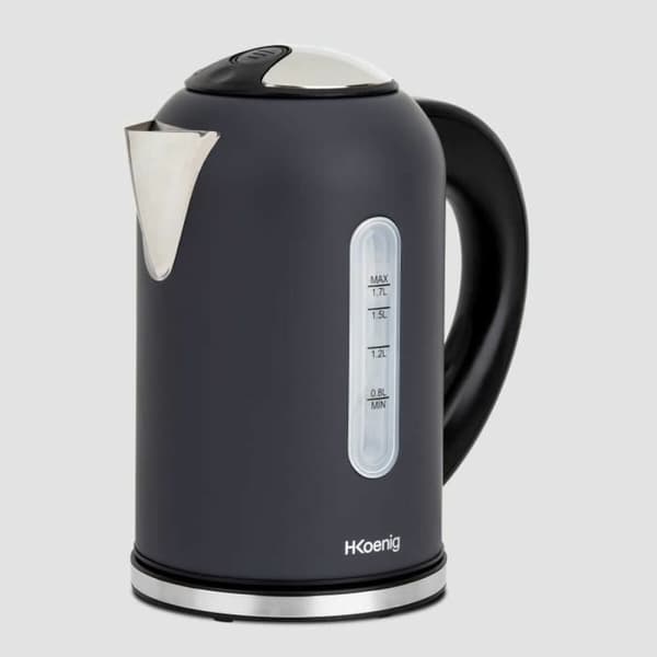 Vattenkokare Hkoenig BOE52 2200 W Svart Rostfritt stål 2200 W 1,7 L 1,7 L