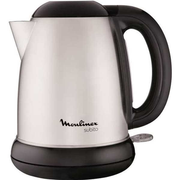 MOULINEX Subito Vattenkokare, 1,7 L, 360° bas, Avtagbart anti-kalkfilter, Synlig vattennivå BY540D10