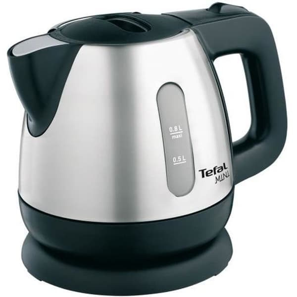 TEFAL Elektrisk vattenkokare, 0,8 L, 2200 W, Vridbar bas, Enkel öppning, Indikeringslampa, Automatisk avstängning BI812510