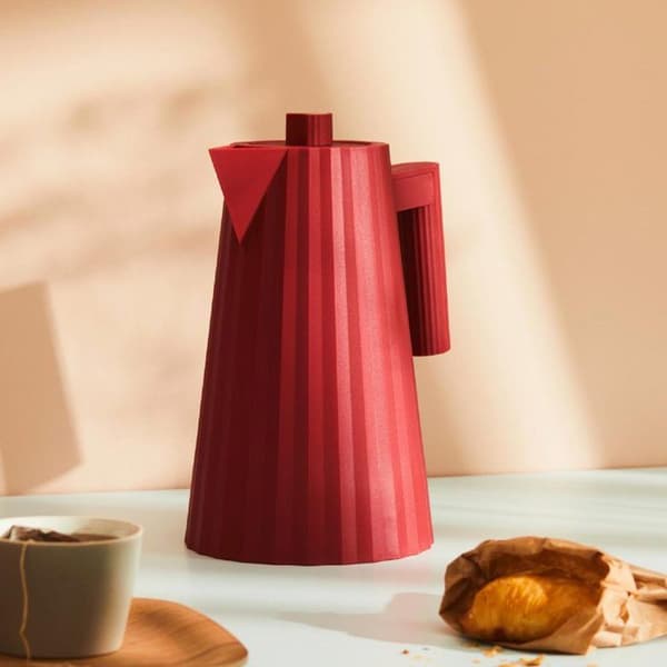 Vattenkokare - Alessi - MDL06 R - Elektrisk - Termoplastisk harts - Röd