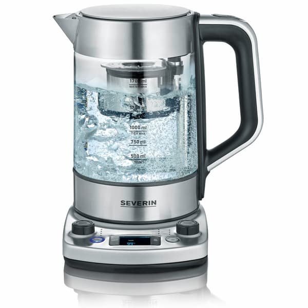 Severin te / kedel med elevator, glas WK3422