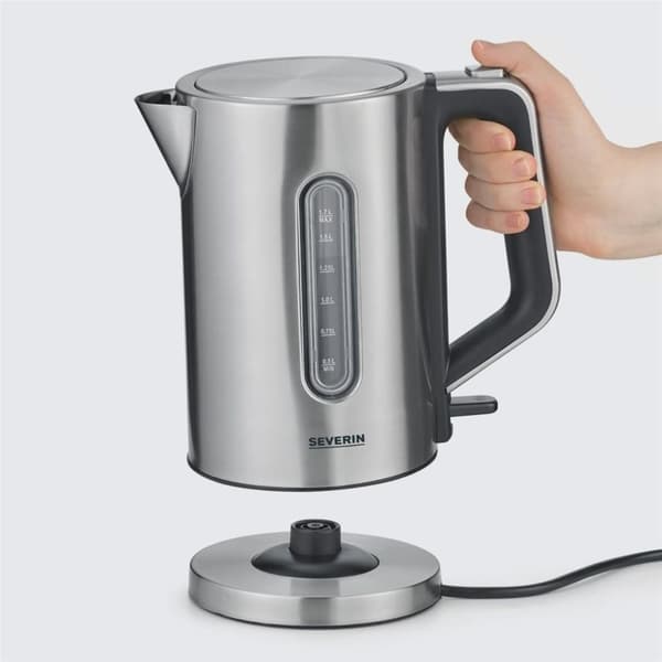 Severin WK3402 Vattenkokare 1,7L 2400W rostfritt stål