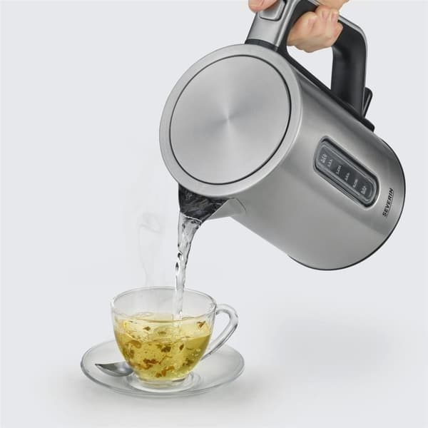 Severin WK3402 Vattenkokare 1,7L 2400W rostfritt stål