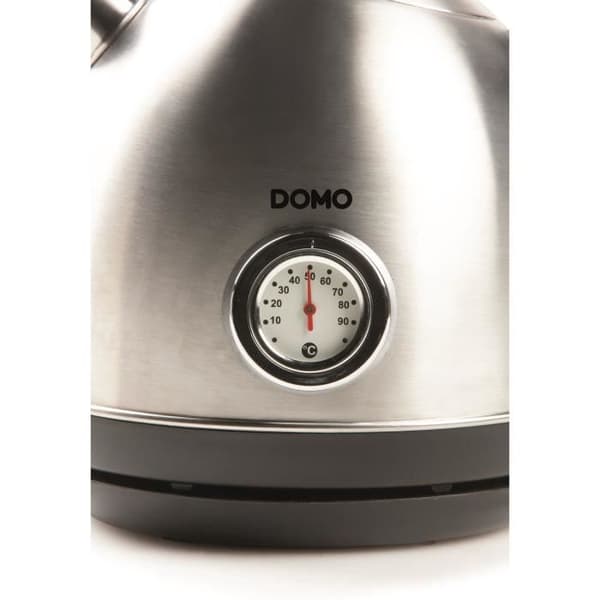 DOMO Vattenkokare DO9230WK Design i rostfritt stål - Grå