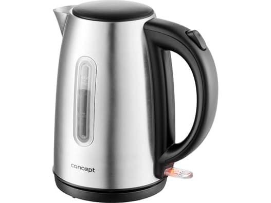 Concept RK3320, 1,7 l, 2200 W, Rustfritt stål, Rustfritt stål, Vannivåindikator, Overopphetingsbeskyttelse