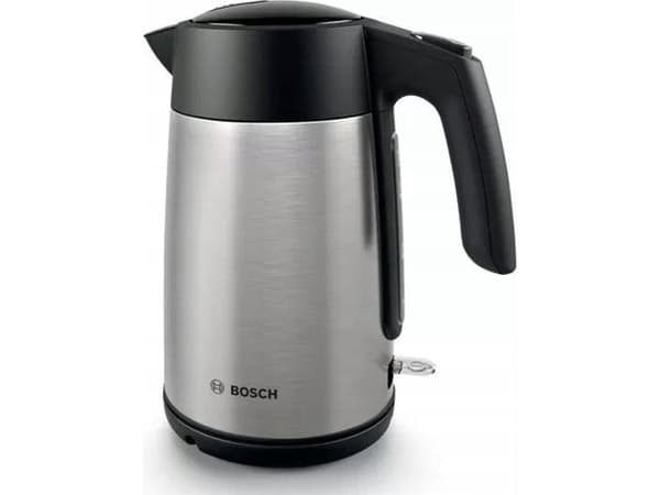 Bosch TWK7L460, 1,7 L, 2400 W, Ruostumaton teräs, Ruostumaton teräs, Veden tason ilmaisin, Ylikuumenemissuoja