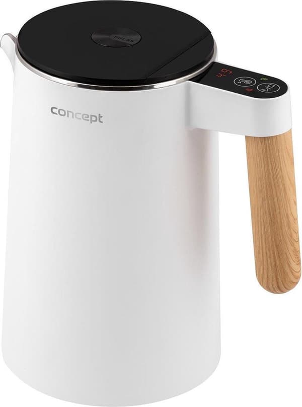 Rostfri vattenkokare Vit 1,5 l Salt & Peppar Concept RK3300