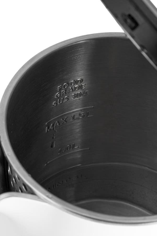 Rostfri vattenkokare Vit 1,5 l Salt & Peppar Concept RK3300