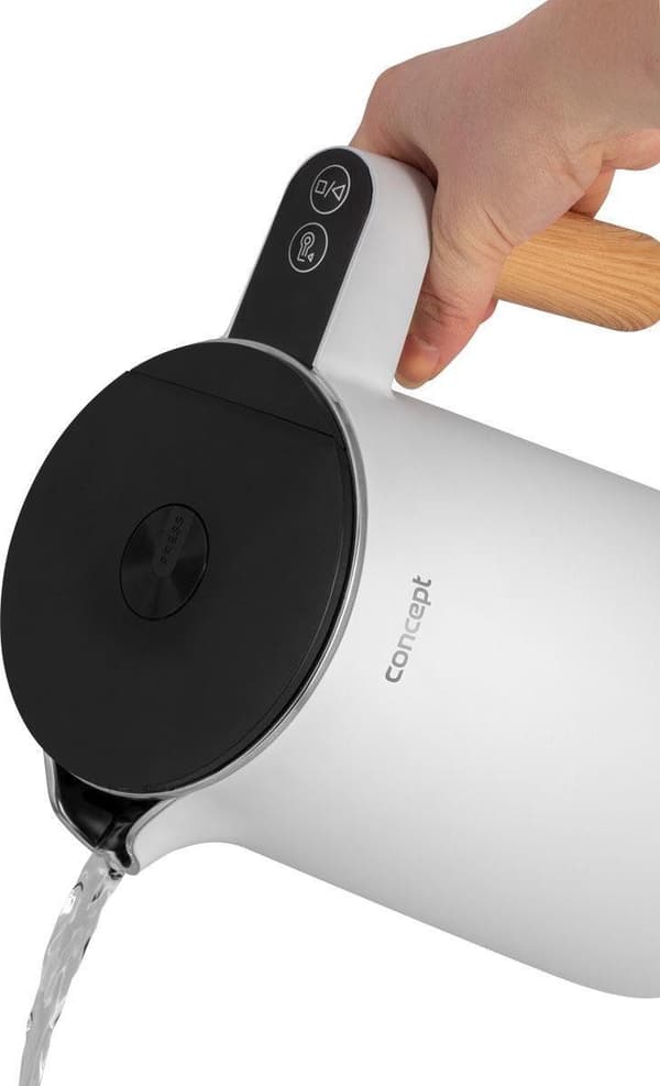 Rostfri vattenkokare Vit 1,5 l Salt & Peppar Concept RK3300