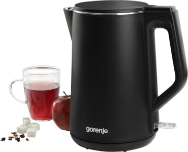 Gorenje K15DWBK, 1,5 l, 2200 W, Sort, Trådløs