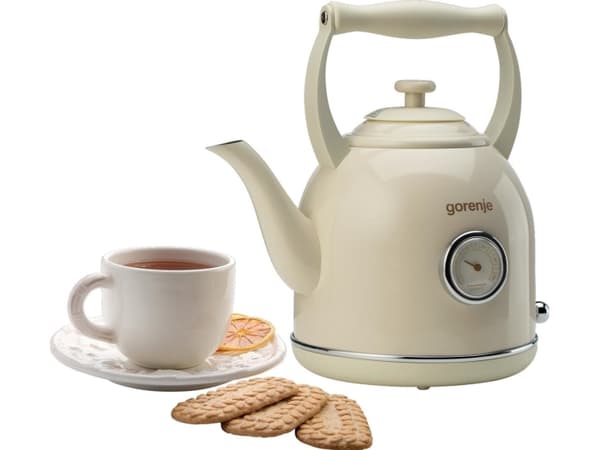 Gorenje K17CLIN, 1,7 l, 2000 W, Gräddfärgad, Metall, Plast, Vattennivå indikator, Överhettningsskydd