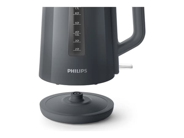 Philips 3000 series HD9318/10, 1,7 L, 2200 W, Harmaa, Muovi, Veden tason ilmaisin, Johdoton
