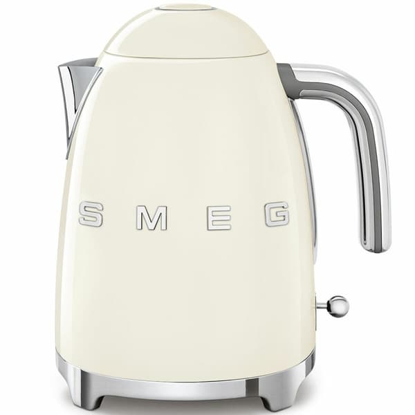 Vattenkokare Smeg KLF04SSEU Rostfritt stål Kräm Plast 2400 W 1,7 L