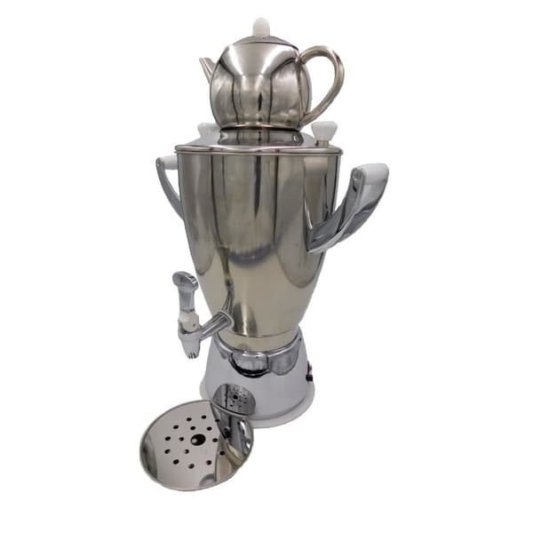 Samovar, tea maker, russisk temaskine, samovar te - premium, SAMORAI 1 sølv