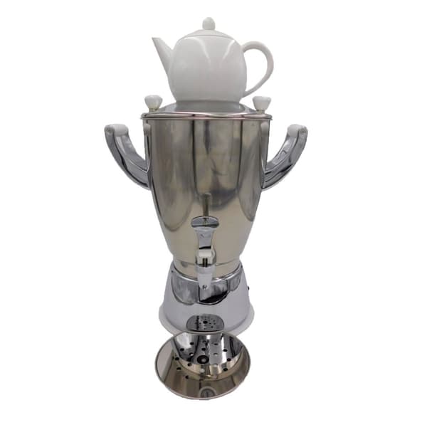 Samovar, tea maker, russisk temaskine, samovar te - premium, SAMORAI 1 hvid