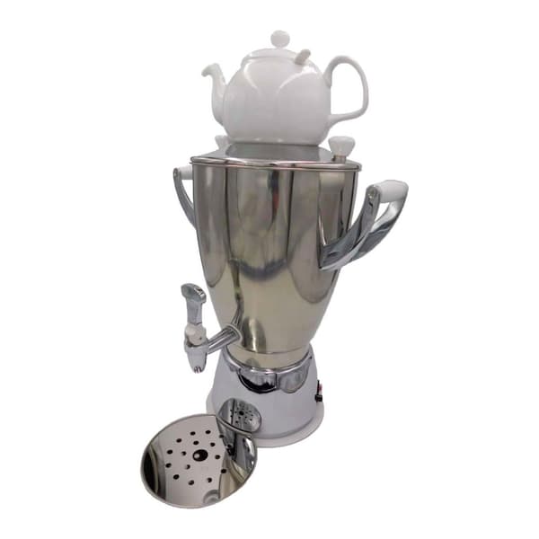 Samovar, samovar tea, rysk tekokare, elektrisk samovar - premium, SAMORAI 1porslin
