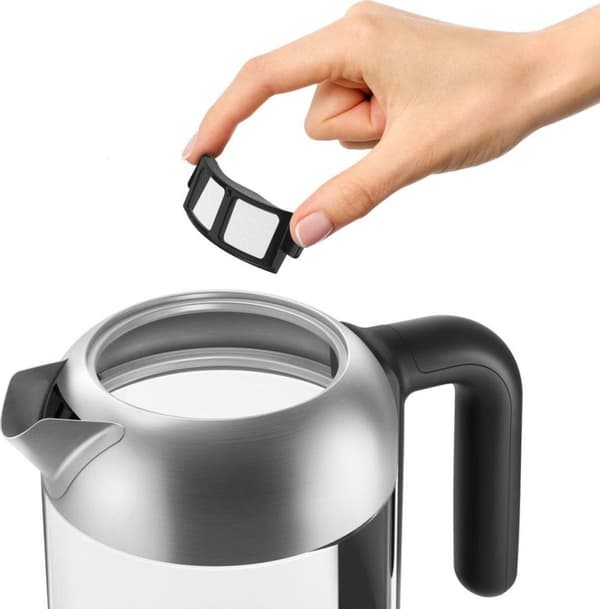 Philips 5000 series HD9339/80 vattenkokare 1,7 L 2200 W Svart, Rostfritt stål, Transparent
