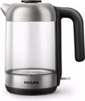 Miniatyrbild 1 av 7: Philips 5000 series HD9339/80 vattenkokare 1,7 L 2200 W Svart, Rostfritt stål, Transparent