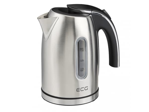 ECG RK 1240, 1,2 l, 1630 W, Rustfritt stål, Vannivåindikator, Trådløs, Filtrering