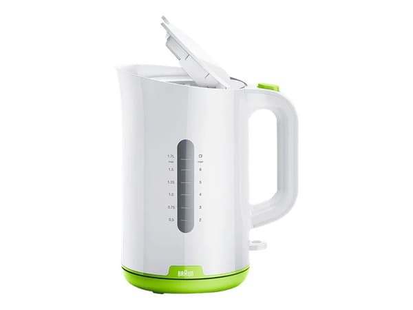 Braun Breakfast1 WK 1100 GR - Kjele - 1.7 liter - 2.2 kW - hvit/grønn