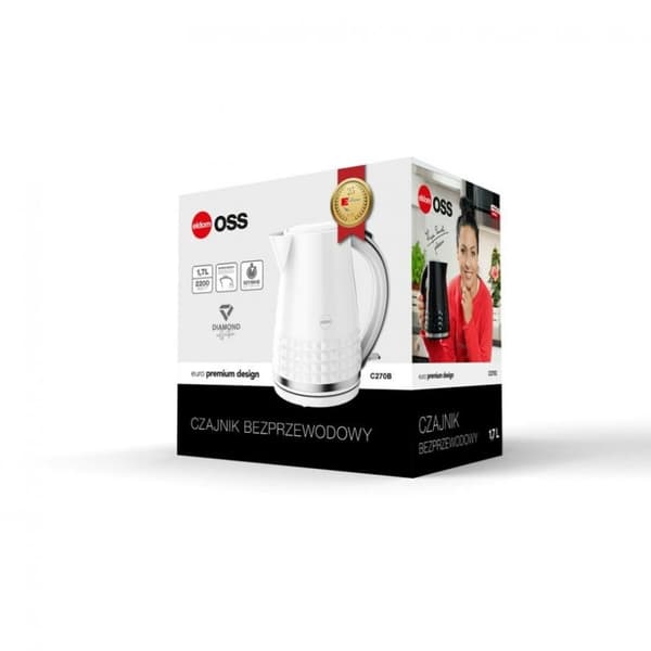 Vattenkokare Eldom C270B Vit 2150 W 1,7 L