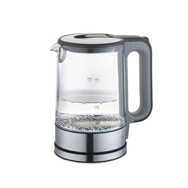 Vattenkokare Feel Maestro MR-061 Blå Vit Glas Aluminium 2200 W 1,7 L