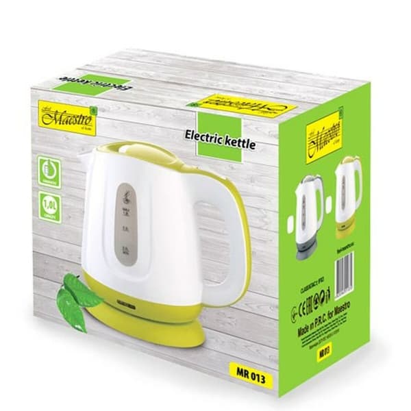 Vattenkokare Feel Maestro MR013 Vit Grön Plast 1100 W