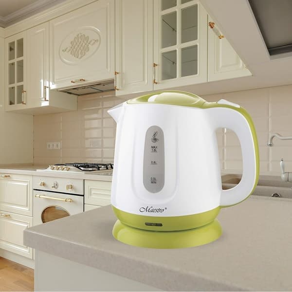 Vattenkokare Feel Maestro MR013  Vit Grön Plast 1100 W