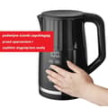Miniatyrbild 2 av 8: Vattenkokare Feel Maestro MR-049 Svart Transparent 2200 W 1,7 L