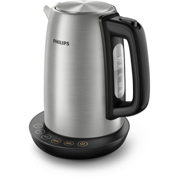 Vedenkeitin Philips HD9359/90 Ruostumaton teräs 2200 W Musta metalli 1,7 L