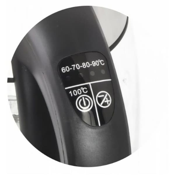 Vedenkeitin Esperanza EKK026  Musta Monivärinen Lasi polypropeeni Muovinen 2200 W 1,7 L