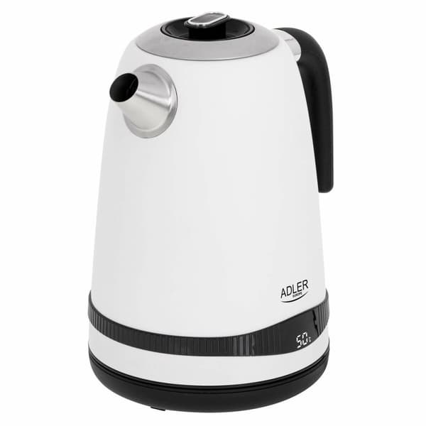 Vattenkokare Adler Vit Rostfritt stål 2200 W 1,7 L