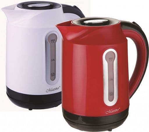 Feel Maestro MR041 white, 1,7 l, 2000 W, Sort, Hvit, Plast, Vannivåindikator, Overopphetingsbeskyttelse