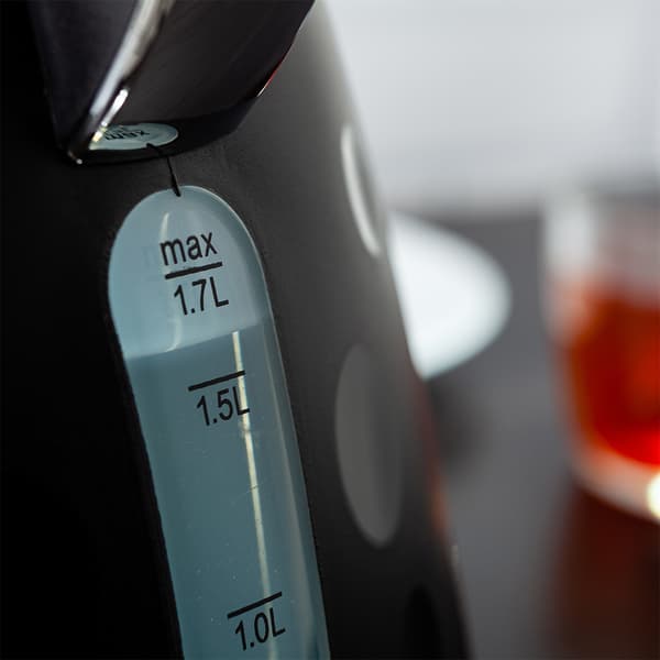 Vattenkokare - 1,7L - 2000W - trådlös - svart