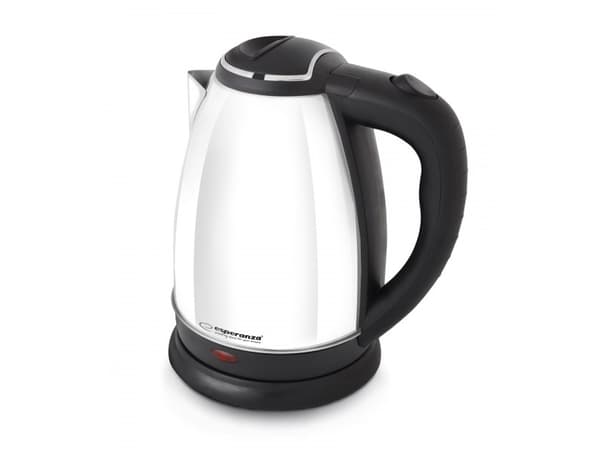 Esperanza EKK113W Vedenkeitin 1,8 L Musta, valkoinen 1800 W