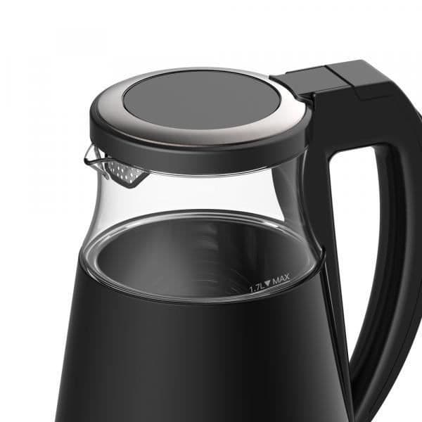 Elektrisk vattenkokare - XIAOMI - BHR7423EU - Svart glas - 2200W - 1,7L - Trådlös