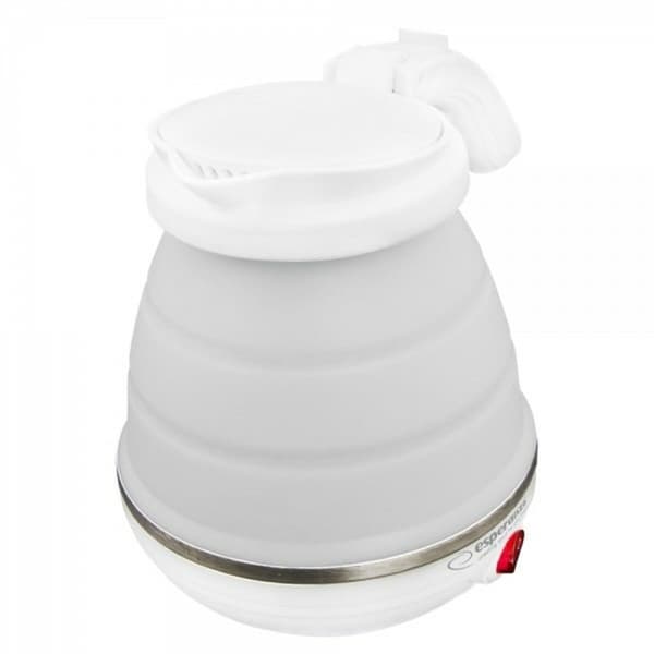 Vattenkokare Esperanza EKK023 Vit Rostfritt stål Plast 750 W 0,5 L