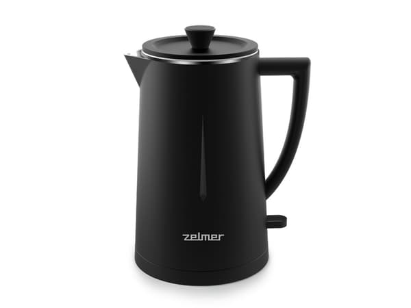 Zelmer ZCK8020B, 1,7 l, 1500 W, Sort, Plast, Rustfritt stål, Vannivåindikator, Overopphetingsbeskyttelse
