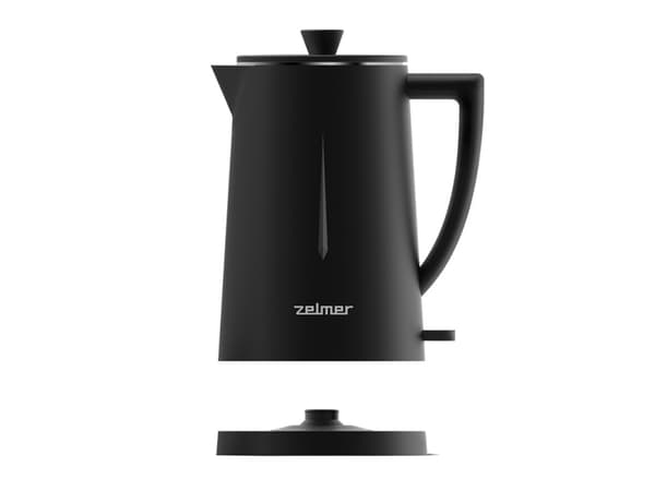 Zelmer ZCK8020B, 1,7 l, 1500 W, Sort, Plast, Rustfritt stål, Vannivåindikator, Overopphetingsbeskyttelse