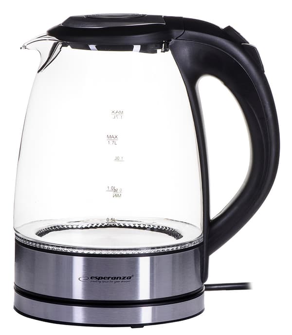 Esperanza EKK012 Elkedel 1,7 L Sort, Flerfarvet 2200 W