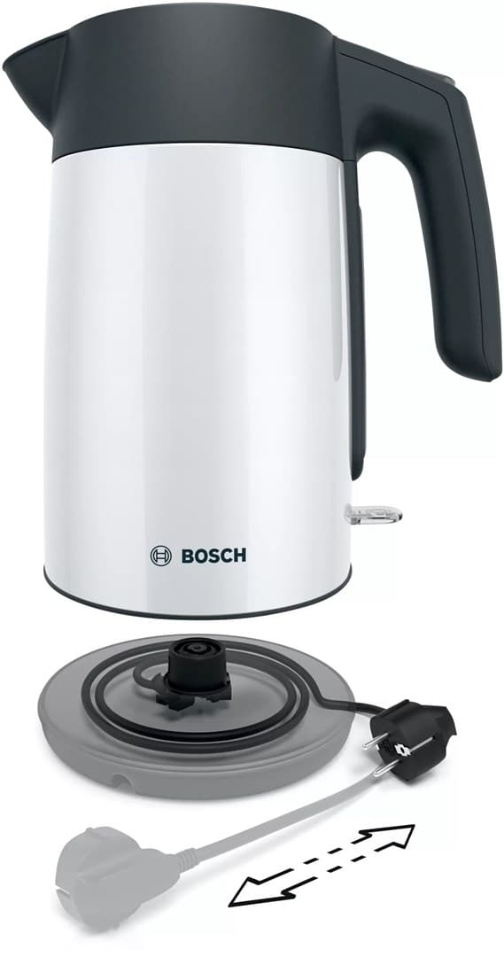 Elkedel Bosch TWK 7L461, 2400 W, 1,7 l Hvid